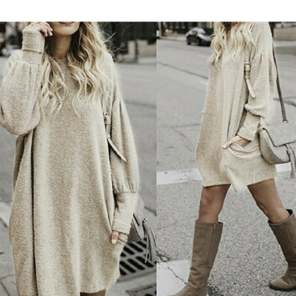 S. the Widow Sweaters - ATALIA Oversized Sweater Dress